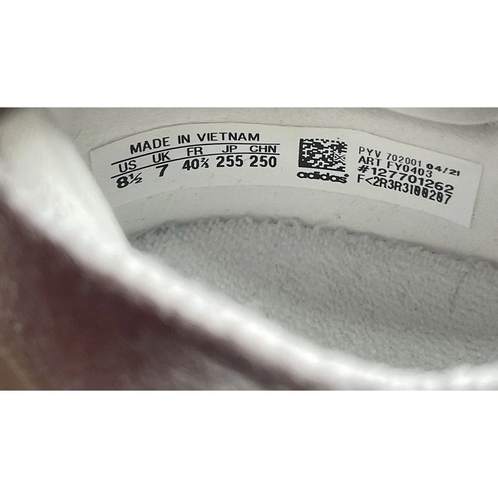 Adidas‎ Sneakers Womens 8.5 Ultraboost 21 All White FY0403 Running Gym Shoes